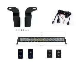 Cali Raised LED Lower Bumper Hidden Mounts for 32-Inch LED Toyota Tacoma 2005-2015