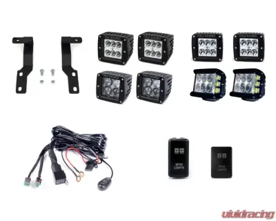 Cali Raised LED Pod Hood Ditch Mounts Toyota Tacoma 2005-2015 - CR2341