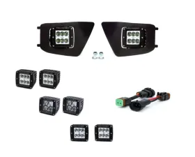 Cali Raised LED Pod Fog Mounts Toyota Tacoma 2005-2011