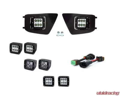 Cali Raised LED Pod Fog Mounts Toyota Tacoma 2005-2011 - CR2338