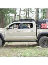 Cali Raised LED Mid Height Overland Bed Rack Long Bed Toyota Tacoma 2005+                                     - CR3693 - Image 5