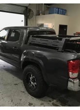 Cali Raised LED Mid Height Overland Bed Rack Long Bed Toyota Tacoma 2005+                                     - CR3693 - Image 6