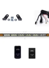 Cali Raised LED 40-Inch Cut Out Single Row LED Bar Prisnu Rack Mounts                                     - CR2369 - Image 2