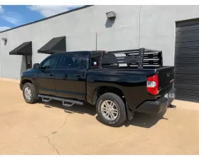 Cali Raised LED Mid Height Overland Bed Rack Long Bed  Toyota Tundra 2014+