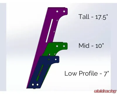 Cali Raised LED Mid Height Overland Bed Rack Long Bed  Toyota Tundra 2014+ - CR3711