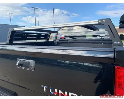 Cali Raised LED Mid Height Overland Bed Rack Long Bed  Toyota Tundra 2014+ - CR3711