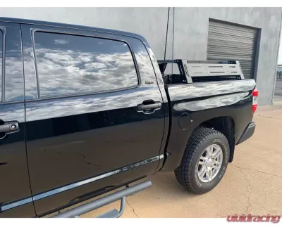 Cali Raised LED Mid Height Overland Bed Rack Long Bed  Toyota Tundra 2014+ - CR3711