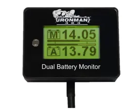 Ironman 4x4 12V Dual Battery Monitor Display