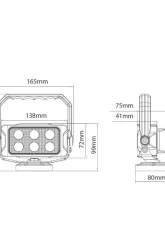 Ironman 4x4 Star Brite Rechargeable Floodlight                                     - ILEDSB - Image 2