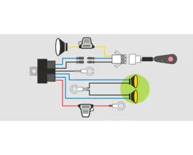 Ironman 4x4 Driving Light Wiring Loom - Suits Set of Two 2 Lights