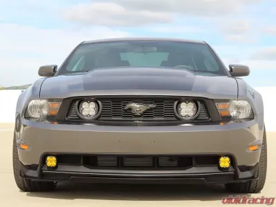 Rally Innovations 3-Piece Front Splitter Ford Mustang GT 2010-2012 - FO-P8C-FSP-02