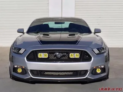 Rally Innovations 3-Piece Front Splitter Ford Mustang | GT 2015-2017 - FO-P8T-FSP-02