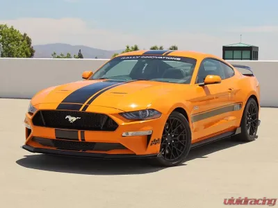 Rally Innovations 3-Piece Front Splitter Ford Mustang | GT 2018-2023 - FO-P8T-FSP-03