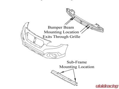 Rally Innovations Rally Light Bar Subaru Outback 2015-2019 - SU-GSA-RLB-01