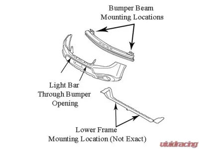 Rally Innovations Rally Light Bar Subaru Forester 2.5i | XT 2014-2018 - SU-SJA-RLB-01