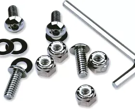 Motion Pro Chrome License Plate Frame Hardware 33-1000