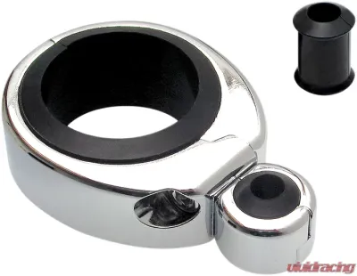 Motion Pro Cable Clamp 1 1/4"-1 1/2" Single Thr/Clu Chrome 11-0041 - 11-0041