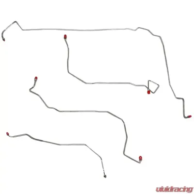 Fine Lines Front Brake Line Kit For 04-05 Aurora LeSabre Bonneville Front Brake Line Kit Stainless - AKT0401SS