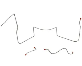 Fine Lines Front Brake Line Kit For 64-65 Pontiac Lemans GTO w/ Manual Drums Front Brake Line Kit Steel