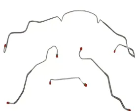 Fine Lines Front Brake Line Kit For 67 Pontiac Lemans GTO w/ Power Drum Ram Air or HO Engine Stainless