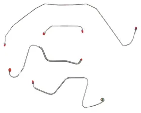 Fine Lines Front Brake Line Kit For 67 Buick Skylark GS w/ Manual Drum Stainless