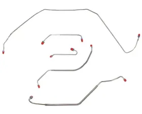 Fine Lines Front Brake Line Kit For 67 Buick Skylark GS w/ Power Drum Stainless
