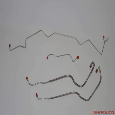 Fine Lines Front Brake Line Kit For 68 Pontiac Lemans w/ Power Drum Stainless - AKT6802SS