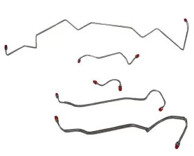 Fine Lines Front Brake Line Kit For 68 Pontiac Lemans w/ Manual Disc Steel