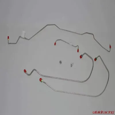 Fine Lines Front Brake Line Kit For 68-70 Buick-GS, Skylark, Chevelle, El-Camino, GTO w/ Power Disc Brake Conversion Stainless - AKT6811SS