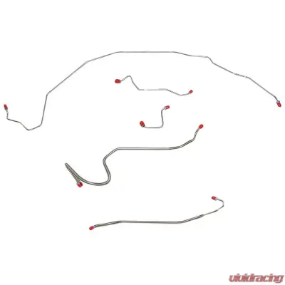 Fine Lines Front Brake Line Kit For 70 Skylark GS Cutlass 442 Lemans GTO Stainless - AKT7004SS