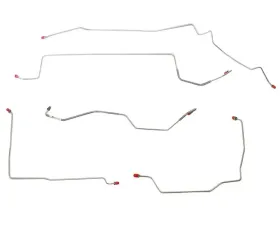 Fine Lines Front Brake Line Kit For 92-95 LeSabre w/ AWABS No Traction Control Steel