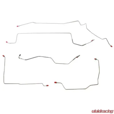 Fine Lines Front Brake Line Kit For 92-95 LeSabre w/ AWABS No Traction Control Steel - AKT9201OM