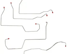 Fine Lines Front Brake Line Kit For 96-99 LeSabre Bonneville 88 Regency w/ Traction Control Front Brake Line Steel