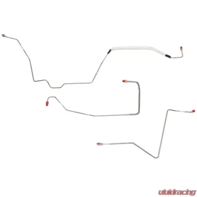 Fine Lines Front Brake Line Kit For 97-98 Buick Regal 3.8L w/ ABS and Traction Control Stainless - AKT9701SS