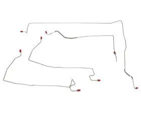 Fine Lines Front Brake Line Kit For 97 Aurora Traction Control Steel