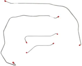 Fine Lines Front Brake Line Kit For 55 Bel Air Standard Brakes Steel