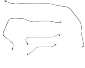 Fine Lines Front Brake Line Kit For 55 Bel Air Power Brakes Stainless