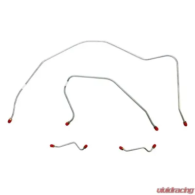 Fine Lines Front Brake Line Kit For 56-57 Bel Air Standard Brakes Steel - BKT5601OM