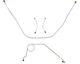 Fine Lines Front Brake Line Kit For 58 Bel Air Impala Power Brakes Steel