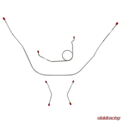 Fine Lines Front Brake Line Kit For 59-61 Bel Air Impala Standard Brakes Steel - BKT5901OM