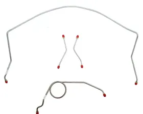 Fine Lines Front Brake Line Kit For 59-61 Bel Air Impala Power Brakes Steel