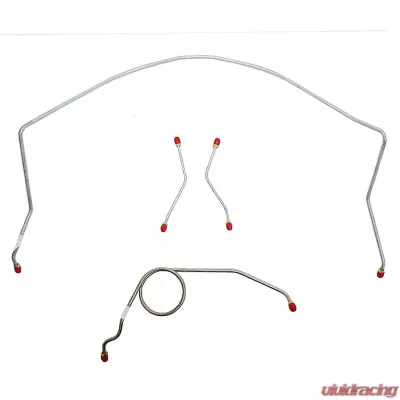 Fine Lines Front Brake Line Kit For 59-61 Bel Air Impala Power Brakes Stainless - BKT5902SS