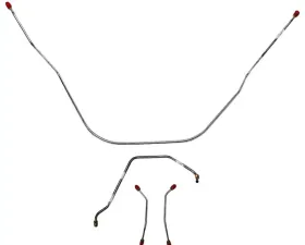 Fine Lines Front Brake Line Kit For 62-64 Bel Air Impala Standard Brakes Steel
