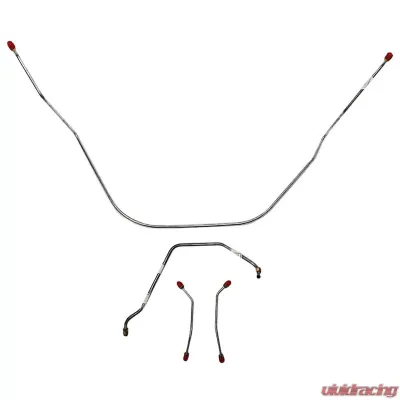 Fine Lines Front Brake Line Kit For 62-64 Bel Air Impala Standard Brakes Stainless - BKT6201SS