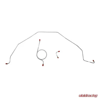 Fine Lines Front Brake Line Kit For 65 Bel Air Impala Standard Brakes Stainless - BKT6501SS