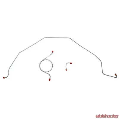 Fine Lines Front Brake Line Kit For 65 Bel Air Impala Power Brakes Stainless - BKT6502SS