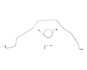 Fine Lines Front Brake Line Kit For 66 Bel Air Impala Power Brakes Steel