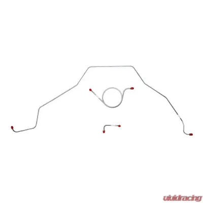 Fine Lines Front Brake Line Kit For 66 Bel Air Impala Power Brakes Stainless - BKT6602SS