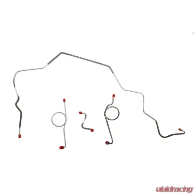 Fine Lines Front Brake Line Kit For 67-68 Bel Air Impala Standard Drum Brakes Steel - BKT6701OM