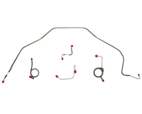 Fine Lines Front Brake Line Kit For 69 Bel Air Impala Non Super Sport Power Disc Brakes Steel